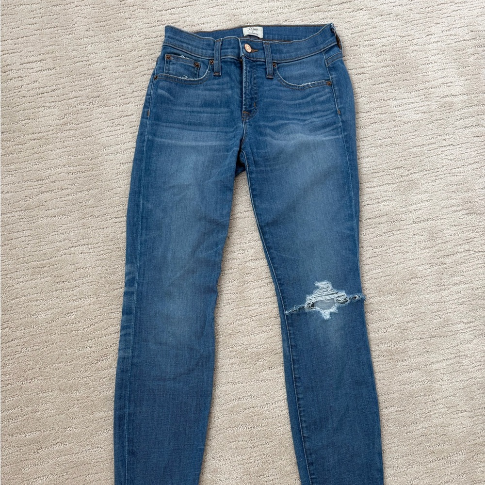 J. Crew Women's Blue Skinny Jeans